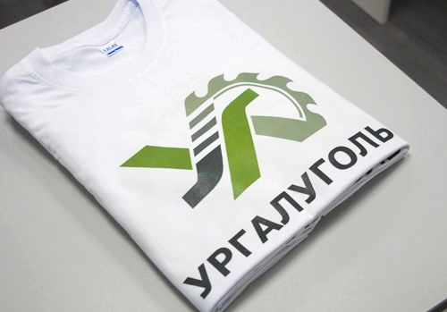 Футболка х/б БЕЛАЯ с полноцветным нанесением формата А4