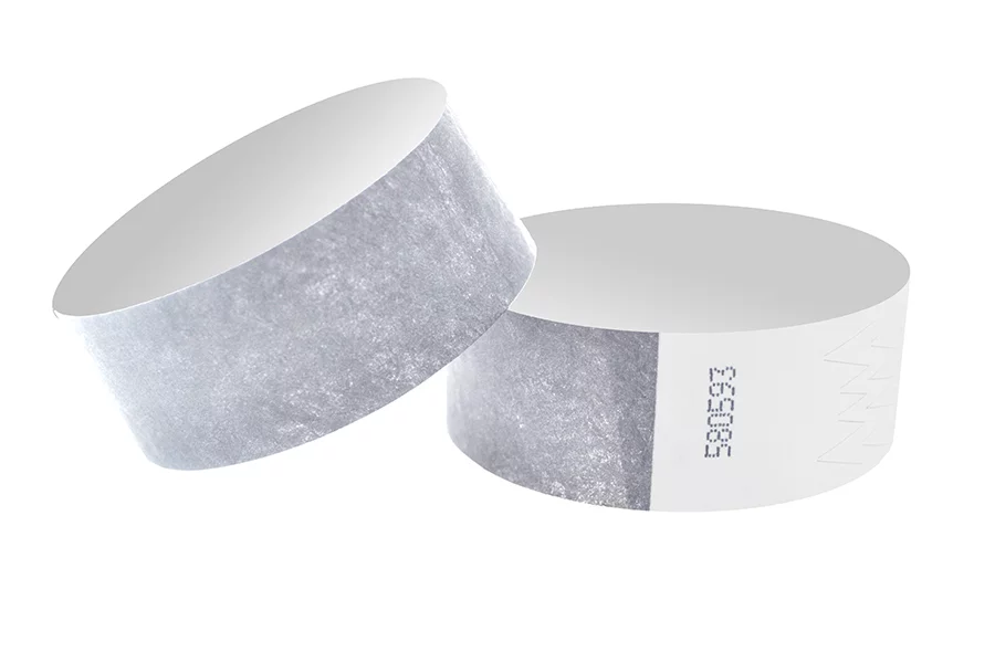 Серебряный браслет бумажный контрольный