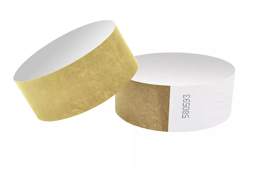 Золотой браслет бумажный контрольный