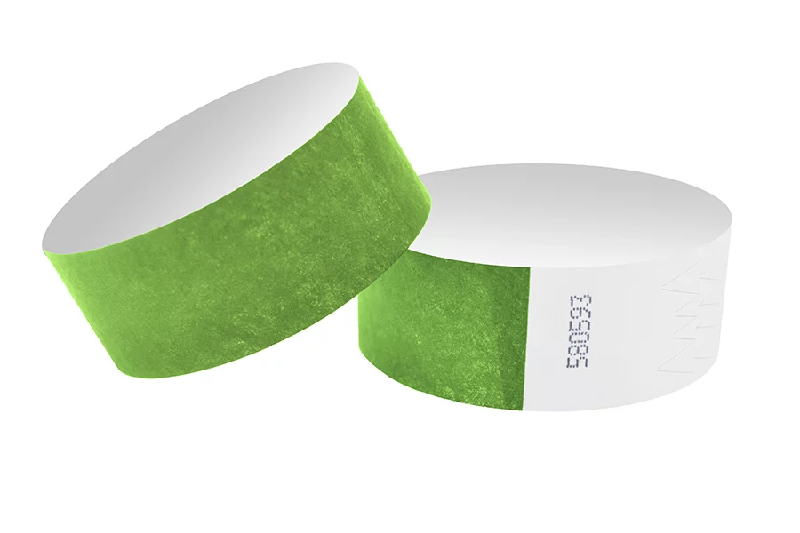 Браслет бумажный контрольный цвета хаки