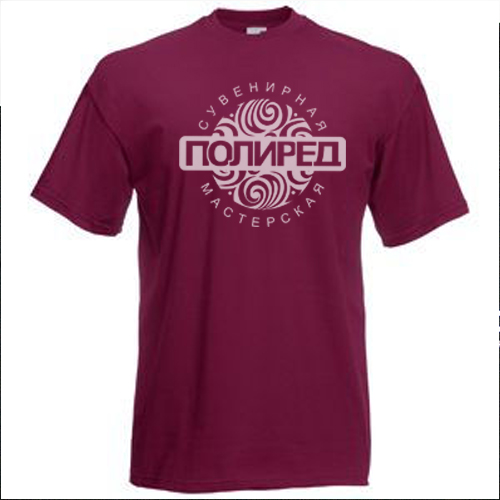 Футболка классический крой с логотипом