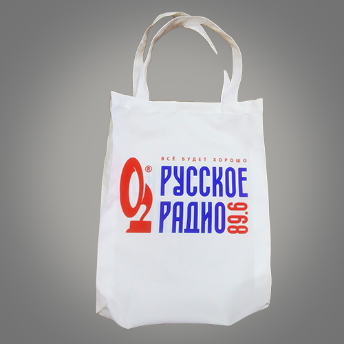 Летняя легкая сумка с двумя ручками с полноцветным изображением формата А4. Материал - смесовая ткань